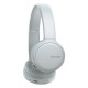 Slušalke brezžične SONY WHCH510W Bluetooth, bele