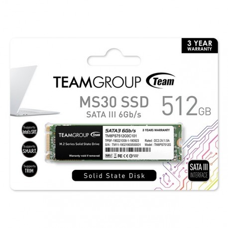 SSD disk 512GB M.2 SATA3 Teamgroup MS30, TM8PS7512G0C101