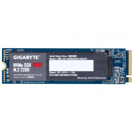 SSD disk 512GB M.2 NVME Gigabyte, GP-GSM2NE3512GNTD
