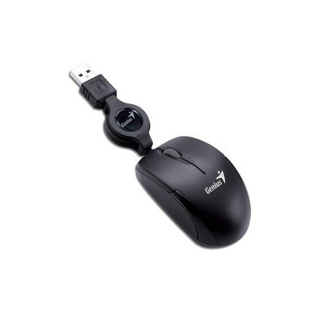 Miška za prenosnik USB optična Genius Micro Traveler črna (31010125100)