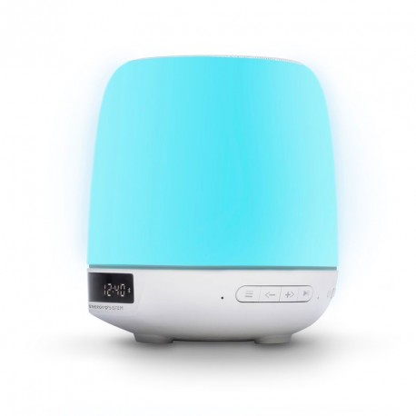 Prenosni zvočnik Energy Sistem Clock Speaker 3 Light RGB, bel