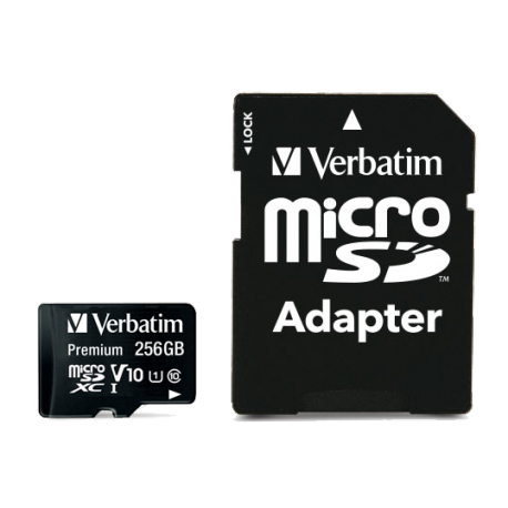 Spominska kartica MicroSD 256GB SDXC 10 Verbatim 44087 z adapterjem