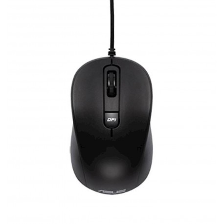 Miška ASUS MU101C Wired Blue Ray Mouse, črna
