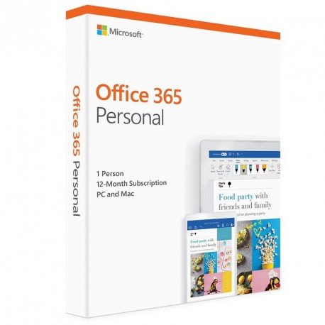 Microsoft Office 365 Personal, angleški, 1 letna naročnina