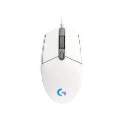 Miška Logitech G102 LIGHTSYNC, bela