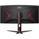 LED monitor 34 AOC CU34G2 Ultra Wide ukrivljen gaming