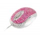 Miška USB Trust Bling-Bling, roza / srebrna