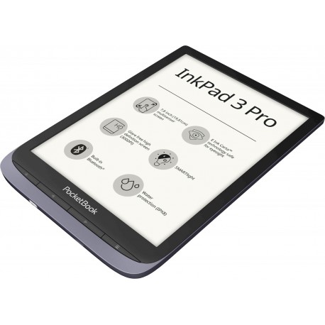 E-bralnik PocketBook InkPad 3 Pro, metalik siv