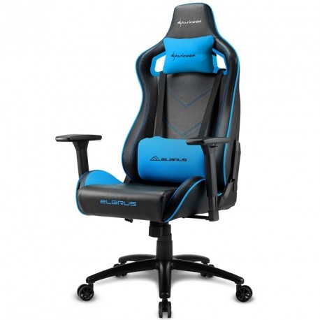Gaming stol SHARKOON ELBRUS 2 črna/modra