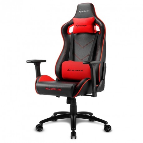 Gaming stol SHARKOON ELBRUS 2 črna/rdeča