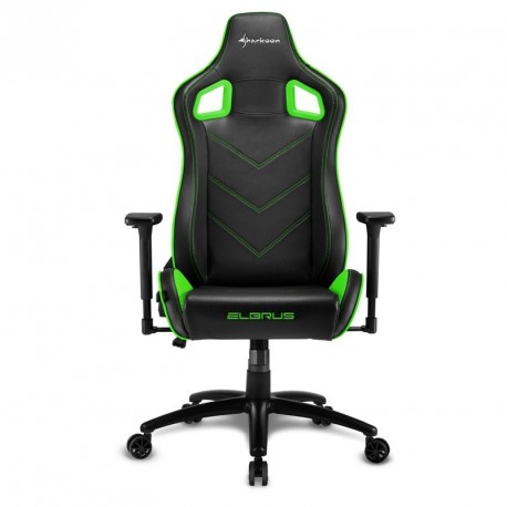 Gaming stol SHARKOON ELBRUS 2 črna/zelena