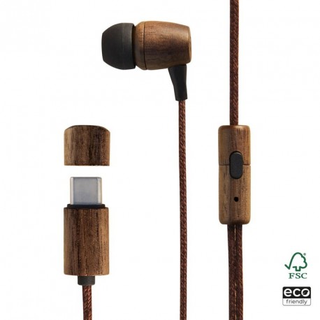 Slušalke ENERGY SISTEM Eco Walnut Wood