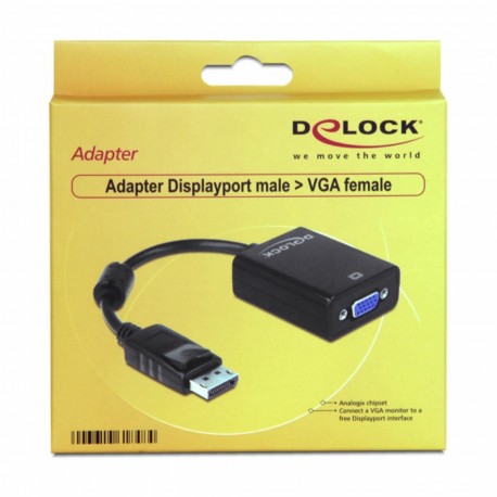 Adapter DisplayPort - VGA Delock