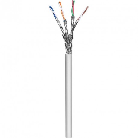 Mrežni kabel INTELLINET SFTP Cat6a 100m siv
