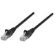 Mrežni kabel INTELLINET UTP CAT5e 1m črn