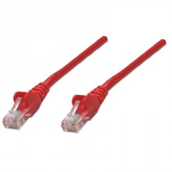 Mrežni kabel INTELLINET UTP CAT5e 1m rdeč
