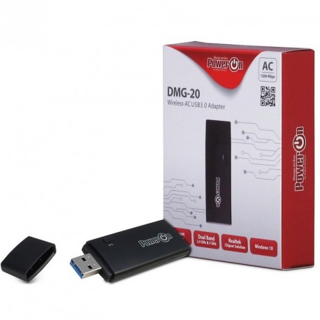 Brezžična mrežna kartica INTER-TECH DMG-20 AC-1200, USB