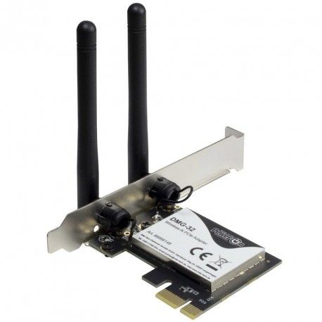 Brezžična mrežna kartica INTER-TECH DMG-32, 650 Mbps, PCIe