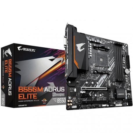 Matična plošča GIGABYTE B550M AORUS ELITE, DDR4, AM4, mATX