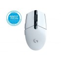 Miška Logitech G305 LIGHTSPEED Wireless Gaming, bela