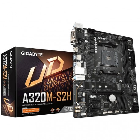 Matična plošča GIGABYTE GA-A320M-S2H, DDR4, AM4, mATX