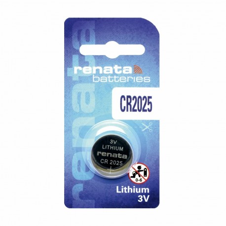 Baterija gumb litijeva CR2025 Renata 4011007
