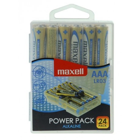 MAXELL Baterija AAA (LR03), 24 kos, alkalne