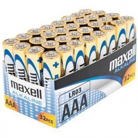 MAXELL Baterija AAA (LR03), 32 kos, alkalne