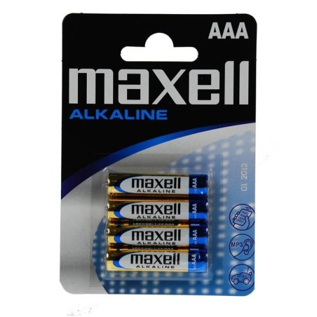 MAXELL Baterija AAA (LR03), 4 kos, alkalna