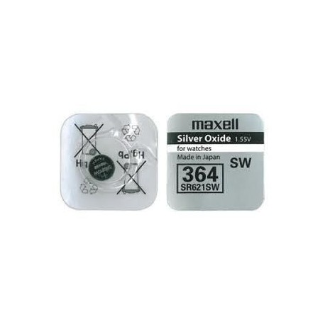 MAXELL Baterija SR621SW, 1 kos (364)