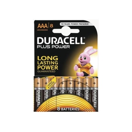 Alkalne baterije Duracell Plus Power MN2400B8 AAA (8 kos)