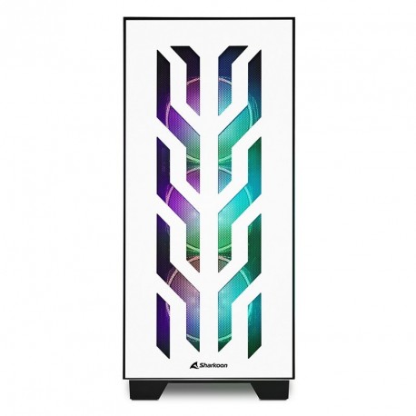 Ohišje ATX SHARKOON ELITE SHARK CA300T RGB, okno, belo/črno