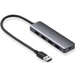 Ugreen USB Hub, USB 3.0, 4-portno srebrn 50985