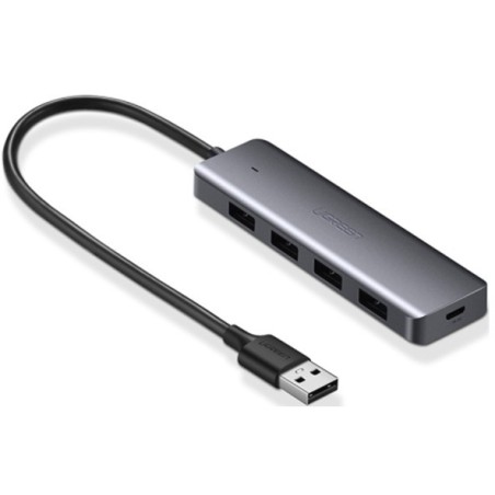 Ugreen USB Hub, USB 3.0, 4-portno srebrn 50985