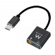 Adapter USB-C v 2x 3,5 mm, Ewent EC1645