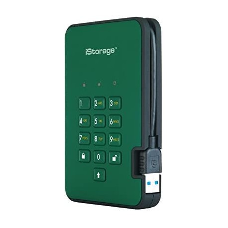 iStorage diskAshur2 SSD 256-bit 1TB - Green