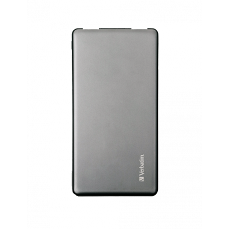 Prenosna baterija Verbatim Power bank 5000mAh Silver Metal 49575