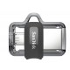 USB ključek 256GB SanDisk ULTRA DUAL, srebrno-črn