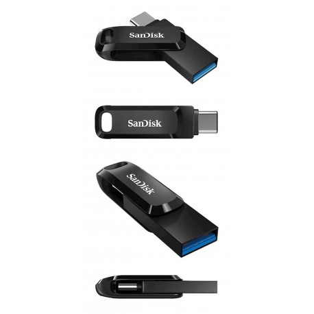 USB ključek 512GB SanDisk Ultra Dual GO, črn