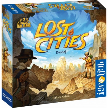 Družabna igra Lost Cities – Dvoboj (Izgubljena mesta) (2020)
