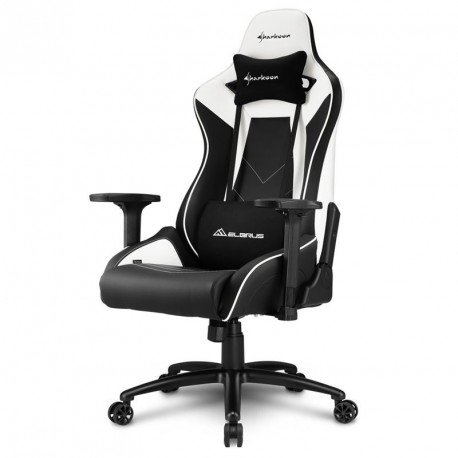 Gaming stol SHARKOON ELBRUS 3 črna/bela