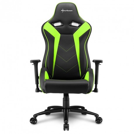 Gaming stol SHARKOON ELBRUS 3 črna/zelena