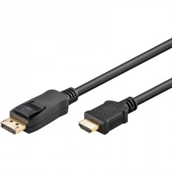 Kabel DisplayPort - HDMI 2m, Goobay
