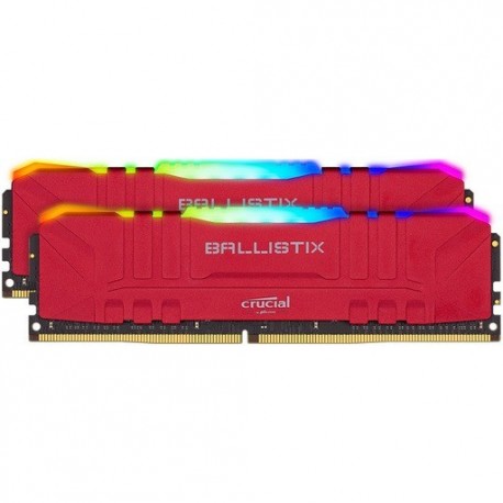 Pomnilnik DDR4 32GB (2x16GB) 3600 Crucial Ballistix Red RGB, BL2K16G36C16U4RL