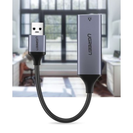 Ugreen USB 3.0 Gigabit Ethernet Adapter mrežna kartica siv