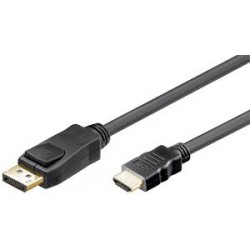 Kabel DisplayPort - HDMI 1m, Goobay