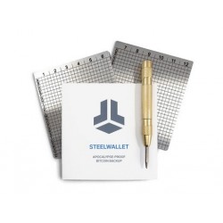 BitBox SteelWallet, za varnostno kopijo, 2 ploščici