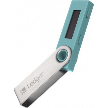 Denarnica za kriptovalute Ledger Nano S, modra