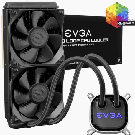 Vodno hlajenje za procesor EVGA WATERCOOLER CLC 240 All in One RGB LED
