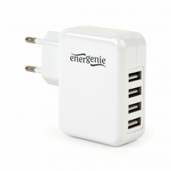 Pretvornik USB - 220V 3.1A 4xUSB bel Energenie